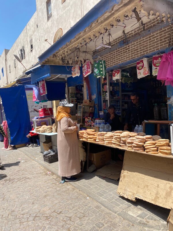 venditore pane Marocco